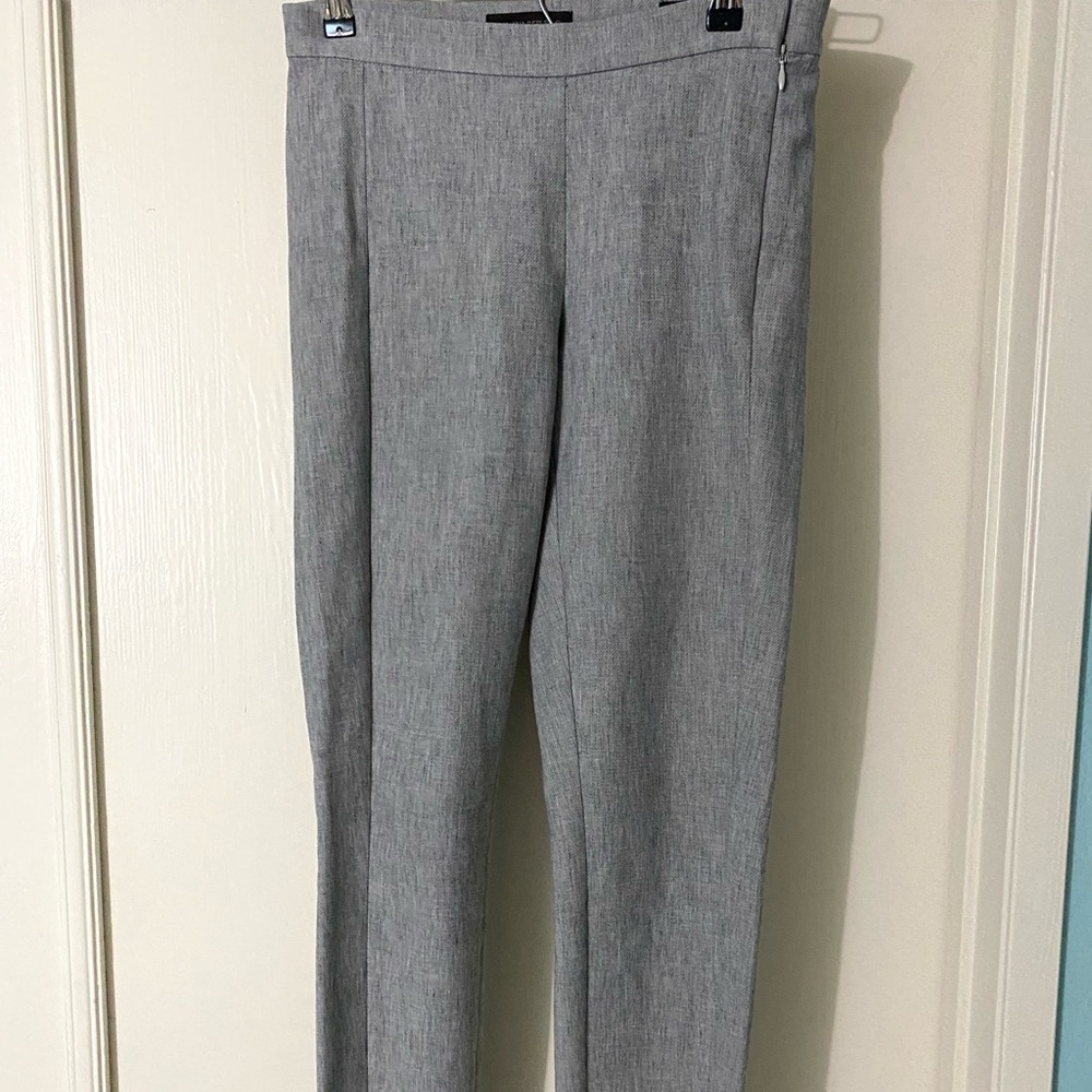 Banana Republic Textured Grey Devon Pant